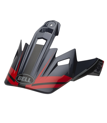 VISERA BELL MX-9 ADVENTURE BARRICADE ROJO