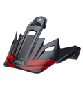 VISERA BELL MX-9 ADVENTURE BARRICADE ROJO