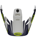 VISERA BELL MX-9 ADV DASH BLANCO/AZUL/AM. FLÚOR