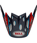 VISERA BELL MOTO-9 FLEX MC GRATH ´21 AZUL/ROJO/NEGRO