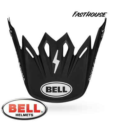 VISERA BELL MOTO-9 FLEX FASTHOUSE NEGRO/BLANCO