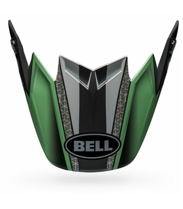 VISERA BELL MOTO-9 FLEX HOUND VERDE/BLANCO/NEGRO