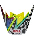 VISERA BELL MX-9 PRESENCE NEGRO/BLANCO/ROJO