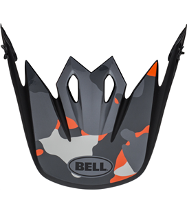 VISERA BELL MX-9 PRESENCE NARANJA CAMO