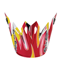 VISERA BELL MOTO-9 MC REPLICA ROJO/AMARILLO