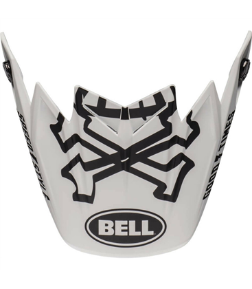 VISERA BELL MOTO-9 FLEX FASTHOUSE WRWF BLANCO/NEGRO/ROJO