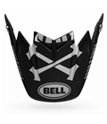 VISERA BELL MOTO-9 FLEX FASTHOUSE WRWF NEGRO/BLANCO/GRIS