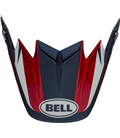 VISERA BELL MOTO-9 FLEX DIVISION BLANCO/AZUL/ROJO