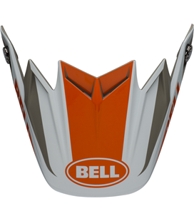 VISERA BELL MOTO-9 FLEX DIVISION BLANCO/NARANJA/ARENA