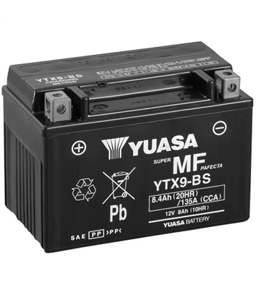 Benelli Macis 125 2012-2014 Bateria YUASA Sin Mantenimiento