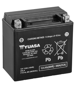 Buell R 1125 2008-2010 Bateria YUASA Sin Mantenimiento