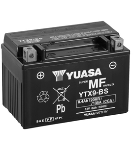 Daelim S4 4T 50 2009-2013 Bateria YUASA Sin Mantenimiento