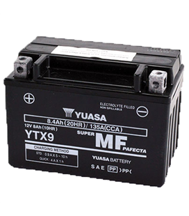 Daelim S4 4T 50 2009-2013 Bateria YUASA Precargadas sin Mant.