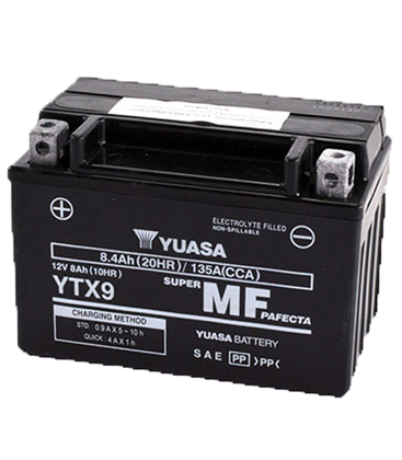 Daelim S4 4T 50 2009-2013 Bateria YUASA Precargadas sin Mant.