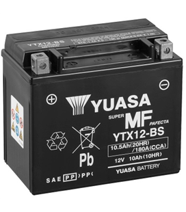 Daelim SL S1 Otello FI 125 2007-2012 Bateria YUASA Sin Mantenimiento