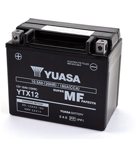 Daelim SQ S2 Freewing FI 125 2007-2009 Bateria YUASA Precargadas sin Mant.