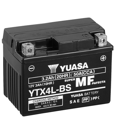 Derbi GP 1 Open 50 2001-2009 Bateria YUASA Sin Mantenimiento