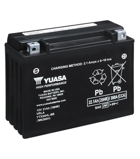 Harley Davidson FLH 1340 1980-1996 Bateria YUASA Alto Rendimiento