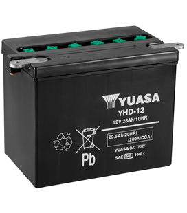 Harley Davidson FLHS Sport Glide 1340 1982-1982 Bateria YUASA Yumicron