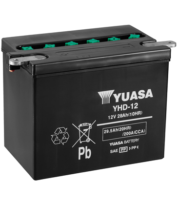 Harley Davidson FLHS Sport Glide 1340 1982-1982 Bateria YUASA Yumicron