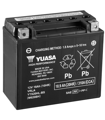 Harley Davidson FXDS Dyna Convertible 1340 1996-1998 Bateria YUASA Alto Rendimiento