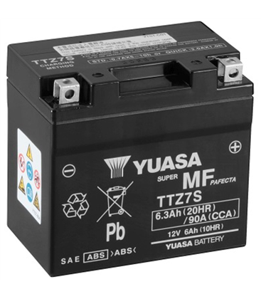 HM CRM F X Derapage 4T (Yamaha) 125 2010-2012 Bateria YUASA Sin Mantenimiento