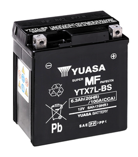 Honda CB F 125 2015-2019 Bateria YUASA Sin Mantenimiento