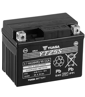 Honda CB F Euro5 125 2021-2022 Bateria YUASA Precargadas sin Mant.