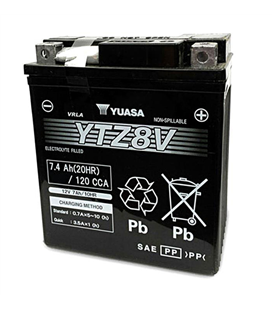 Honda CB F Euro5 500 2021-2024 Bateria YUASA Precargadas sin Mant.