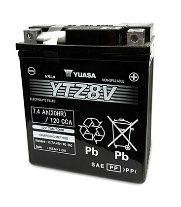 Honda CB F Euro5 500 2021-2024 Bateria YUASA Precargadas sin Mant.