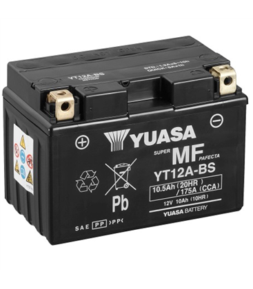 Kawasaki J 300 ABS 2014-2015 Bateria YUASA Sin Mantenimiento