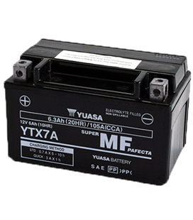 Keeway Landcruiser 250 2007-2007 Bateria YUASA Precargadas sin Mant.