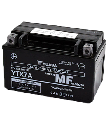 Keeway Landcruiser 250 2007-2007 Bateria YUASA Precargadas sin Mant.