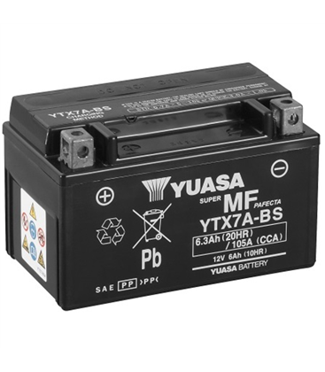 Keeway Zahara Euro3 125 2014-2016 Bateria YUASA Sin Mantenimiento