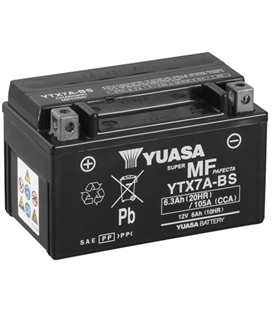 Keeway Zahara Euro4 125 2017-2020 Bateria YUASA Sin Mantenimiento