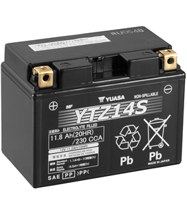Kymco AK IE 4T Euro5 550 2021-2023 Bateria YUASA Precargadas sin Mant.