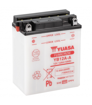 Moto Guzzi Quattro 4C 4T 250 1977-1981 Bateria YUASA Yumicron