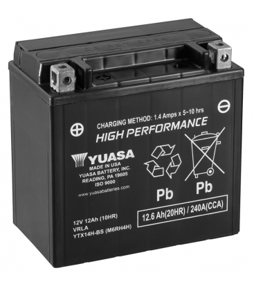 Piaggio Carnaby (M60300) 250 2008-2010 Bateria YUASA Alto Rendimiento