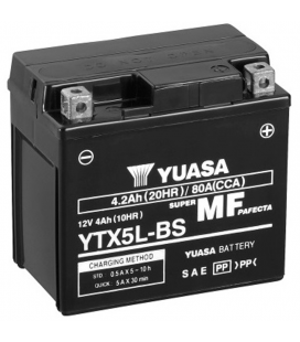 Rieju Toreo 4T 50 2007-2008 Bateria YUASA Sin Mantenimiento