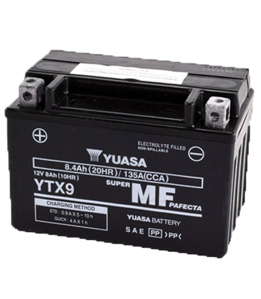 SYM HD E2 EVO 200 2005-2006 Bateria YUASA Precargadas sin Mant.