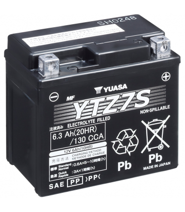 Yamaha DT RE MX 125 2005-2006 Bateria YUASA Precargadas sin Mant.