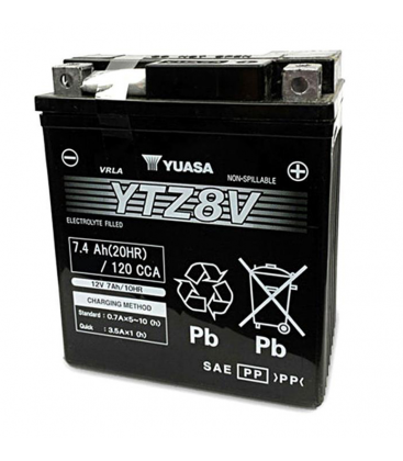 Yamaha X Max Euro5 300 2021-2023 Bateria YUASA Precargadas sin Mant.