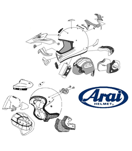 Funda Correa Cierre ARAI (Dry Cool), Azul (Modelos: VX-PRO JR)