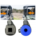 Soporte de abrazadera QUAD LOCK 360 para barras y jaulas de seguridad Ø32-60mmØ
