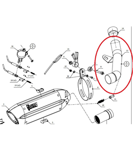 CONECTOR ESCAPE MIVV Z750 2008