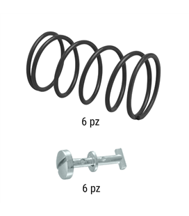Kit retenes y muelles Piaggio Si 50cc 121858590/121890120