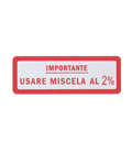 Adhesivos Importante Usar Mezcla 2% 610054M00R