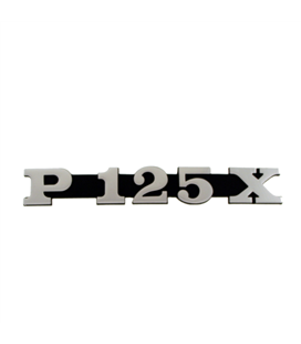 Insignia del panel lateral Piaggio Vespa P125X 181327