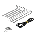 Kit de guías de suelo Piaggio Vespa 150cc VBA-VBB