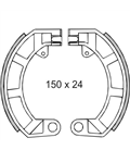 Pastillas de freno traseras Piaggio Vespa 50cc/Et3/Primavera 125cc 2100492